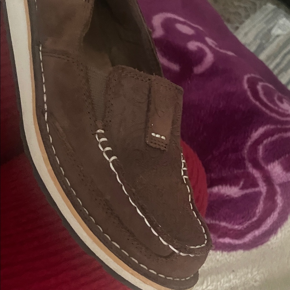 Ariat Chocolate suede Brown Women's Slip-On - Picture 2 of 4